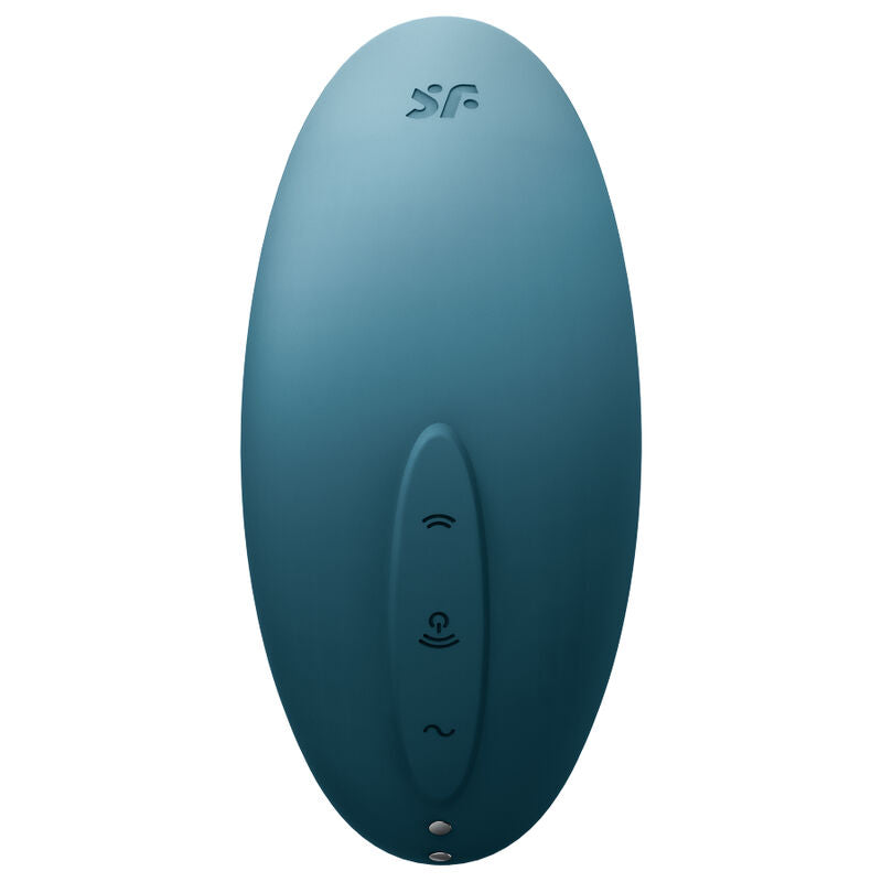 SATISFYER VULVA LOVER 2 STIMULATOR AND VIBRATOR – BLUE