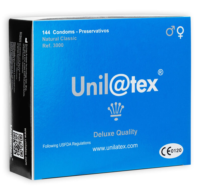 UNILATEX – PRESERVATIVOS NATURALES 144 UDS