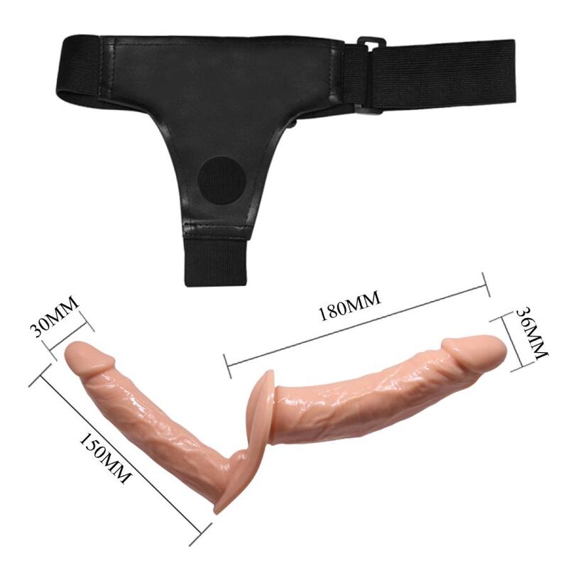 BAILE – ULTRA PASSIONATE HARNESS DOBLES DILDOS CON ARNÉS