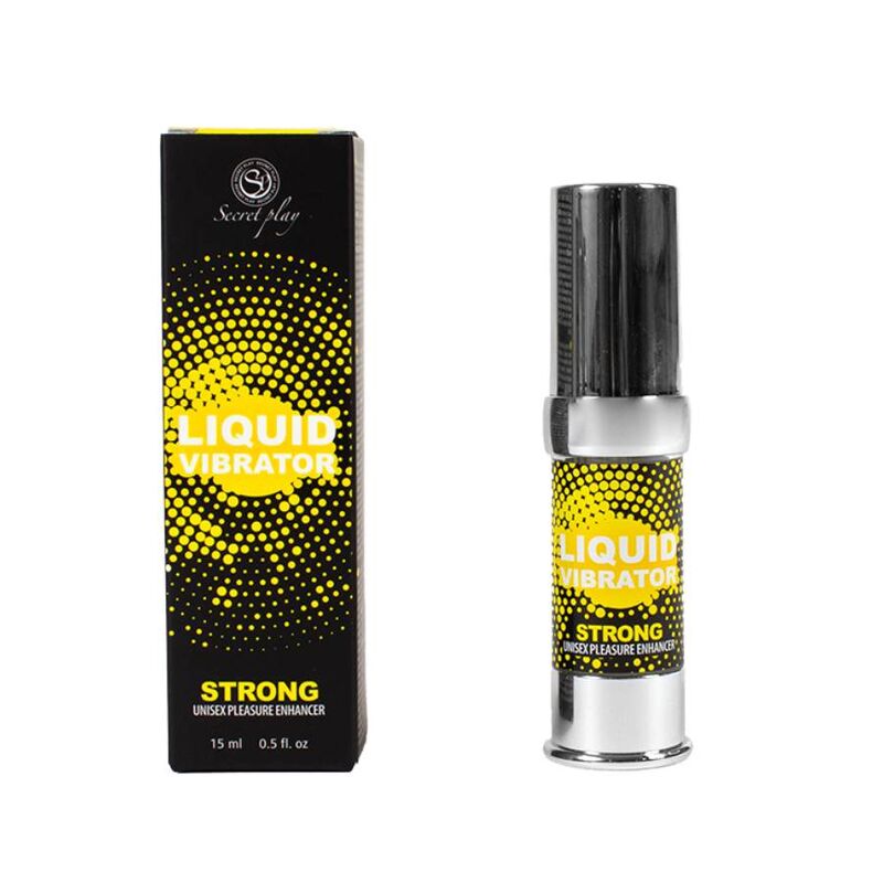 SECRETPLAY – VIBRADOR LÍQUIDO ESTIMULADOR UNISEX STRONG 15 ML