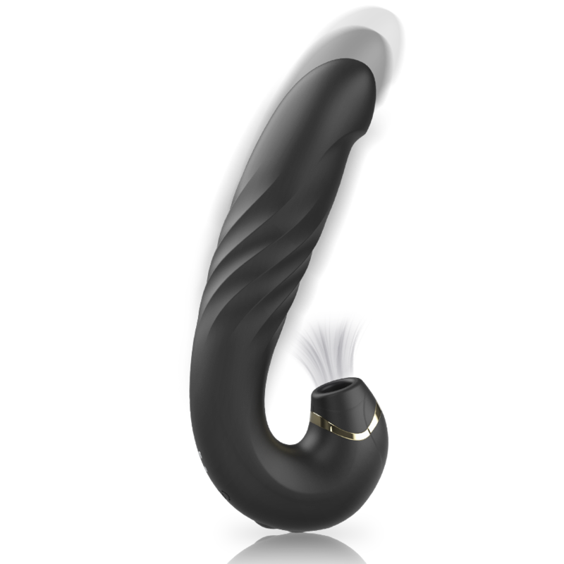 IBIZA – CLIP UP DOWN +VIBRADOR + SUCCIONADOR CLÍTORIS
