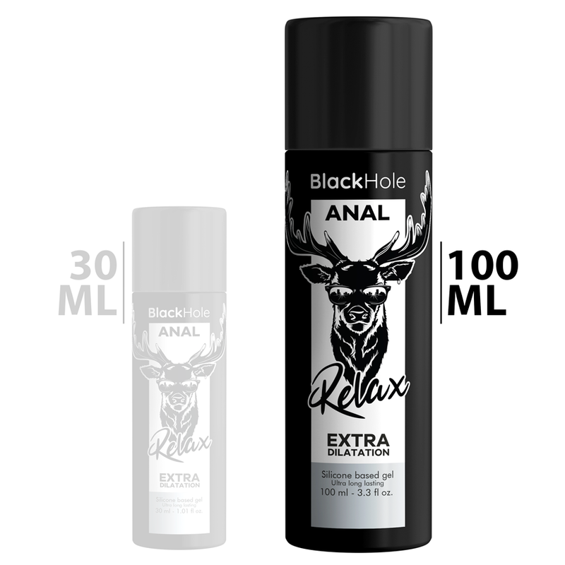 BLACK HOLE – BASE SILICONA CONCENTRADA DILATACIÓN ANAL 100 ML