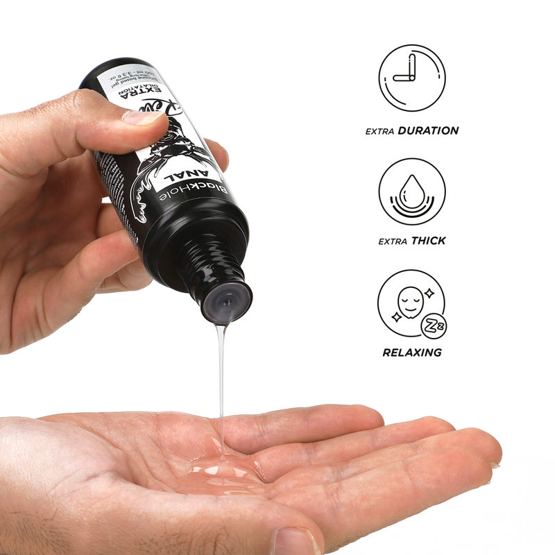 BLACK HOLE – BASE SILICONA CONCENTRADA DILATACIÓN ANAL 100 ML