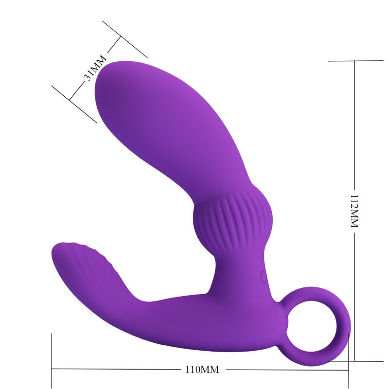 PRETTY LOVE – CAYLA MASAJEADOR VIBRADOR ANAL LILA