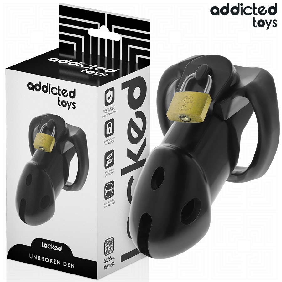 ADDICTED TOYS LOCKED – UNBROKEN DEN JAULA PARA PENE 9,8 CM