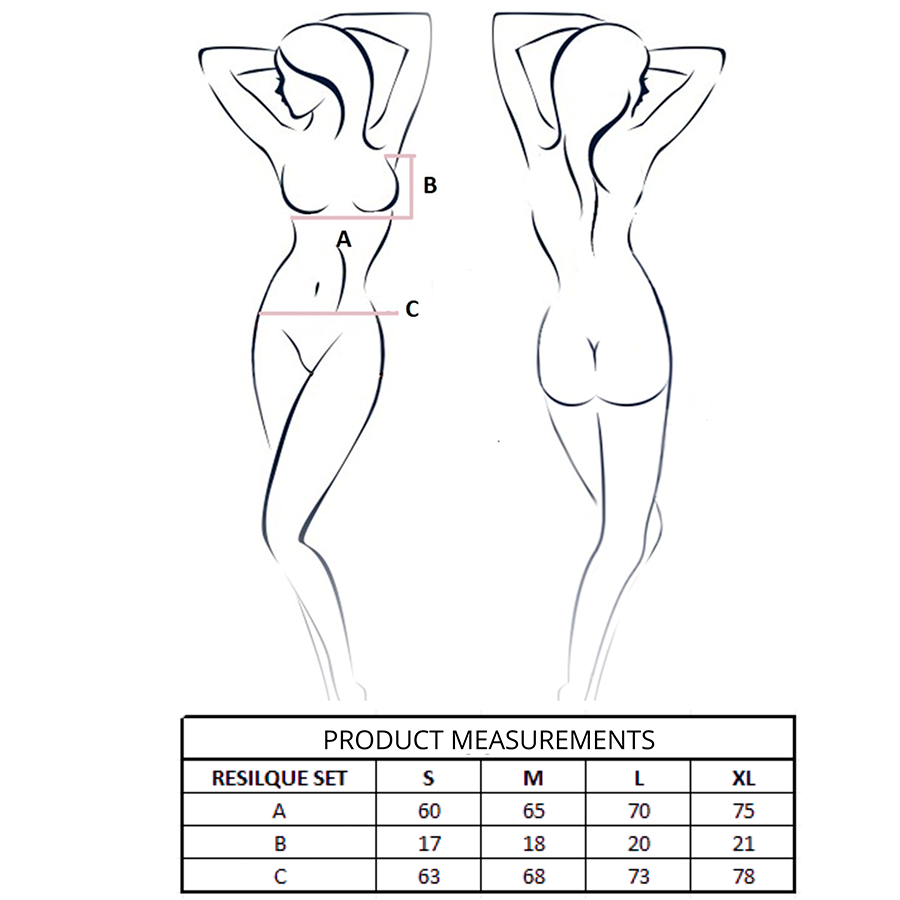PASSION – RESILQUE SET SUJETADOR + TANGA BLANCO