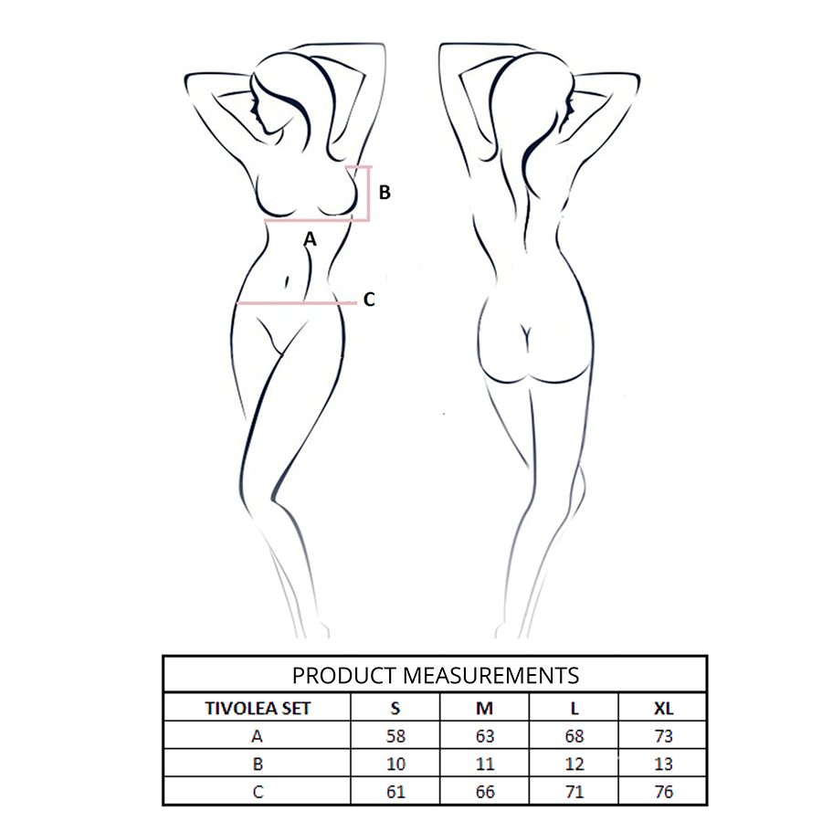 PASSION – TIVOLEA BRA AND THONG SET LIGHT PINK