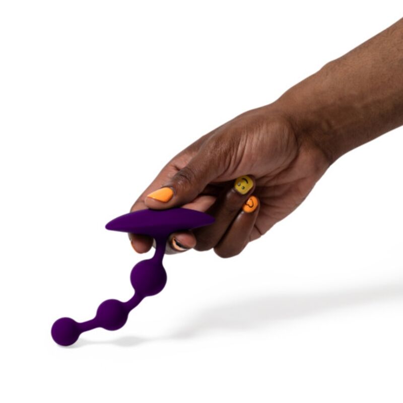 ROMP – AMP PURPLE BOLAS ANALES FLEXIBLES DE SILICONA 12,5 CM MORADO