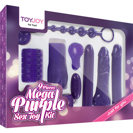 TOYJOY – JUST FOR YOU MEGA PURPLE SEX TOY KIT