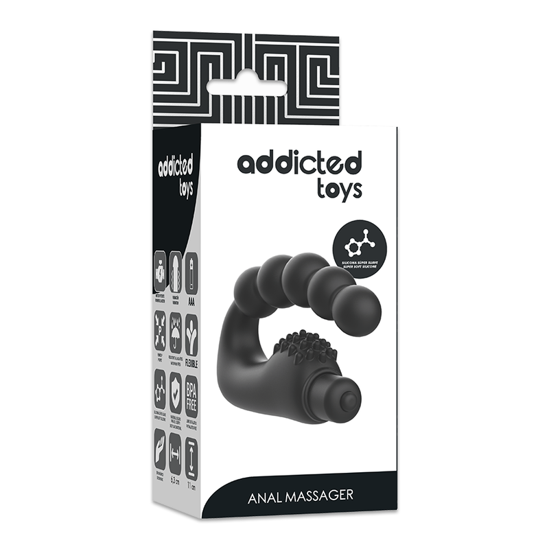 ADDICTED TOYS – MASAJEADOR ANAL PROSTÁTICO CON VIBRACIÓN