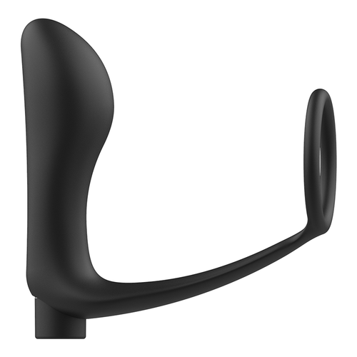 ADDICTED TOYS – ANILLA PENE CON PLUG ANAL CONTROL REMOTO NEGRO RECARGABLE